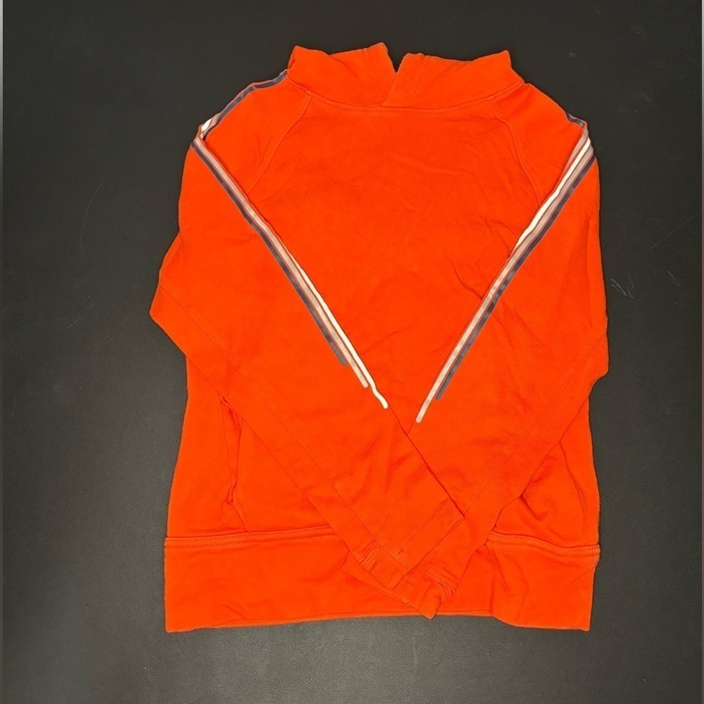 Bright Orange Gap Fit Pullover Hooded Sweatshirt - Size Medium